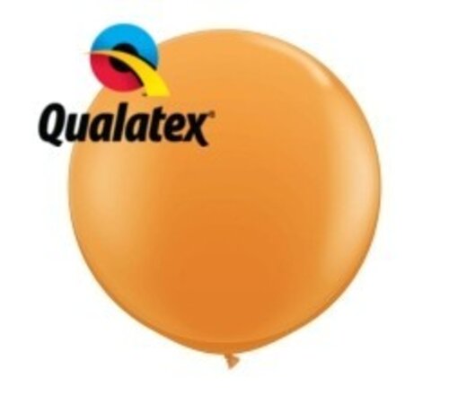 Grote ballon Oranje 90cm 1 stuks | Qualatex