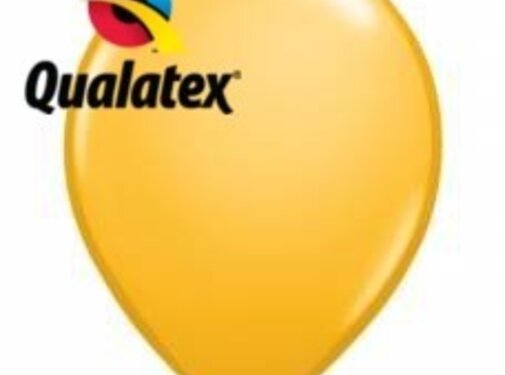 Ballonnen Goldenrod 15cm 100 stuks | Qualatex
