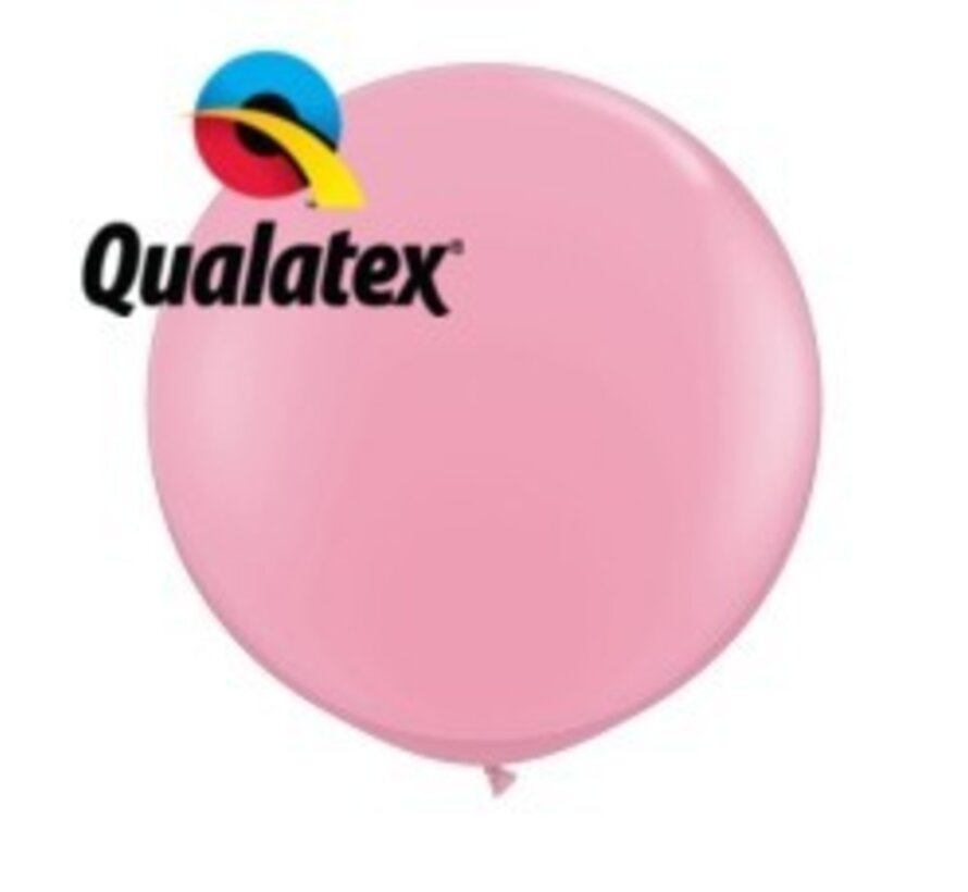 Grote ballon Roze 90cm 1 stuks | Qualatex