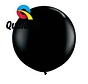 Grote ballon Zwart 90cm 1 stuks | Qualatex