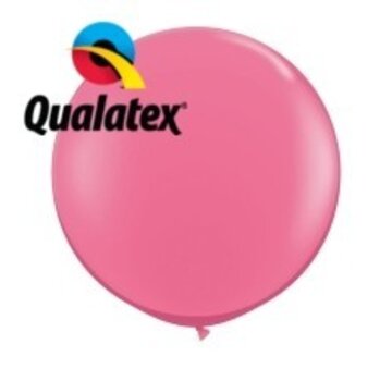 Grote ballon Rose 90cm 1 stuks | Qualatex