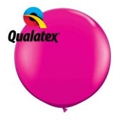 Grote ballon Fuchsia 90cm 1 stuks | Qualatex