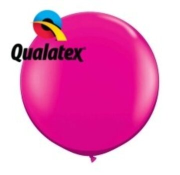 Grote ballon Fuchsia 90cm 1 stuks | Qualatex