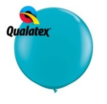Grote ballon Tropical Teal 90cm 1 stuks | Qualatex