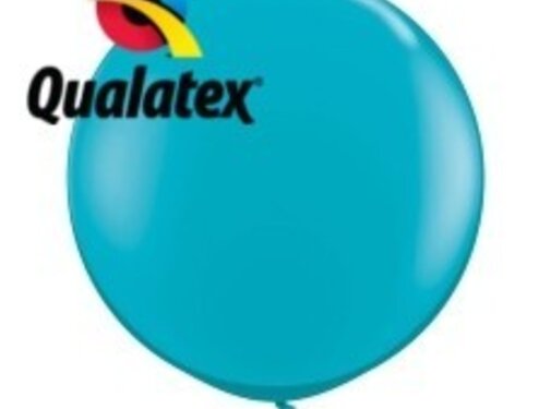 Grote ballon Tropical Teal 90cm 1 stuks | Qualatex