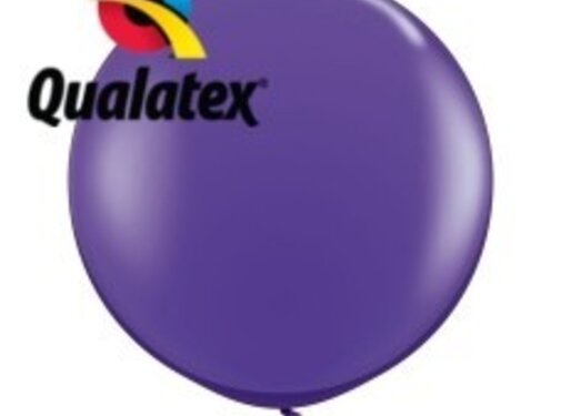 Grote ballon Paars 90cm 1 stuks | Qualatex