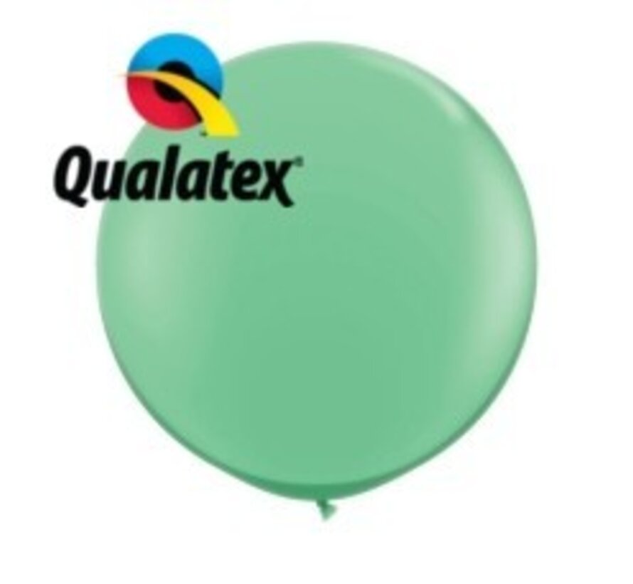 Grote ballon Wintergroen 90cm 1 stuks | Qualatex