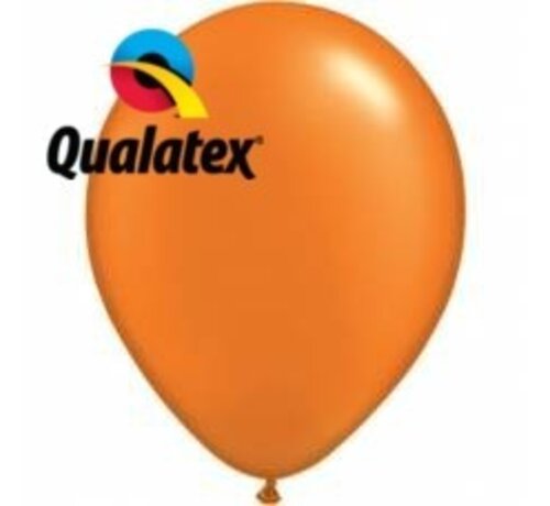 Ballonnen Pearl Oranje 28cm 100 stuks | Qualatex