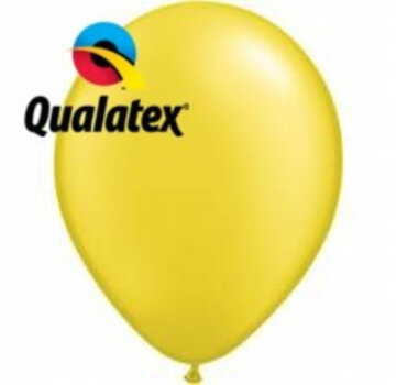 Ballonnen Pearl Geel 28cm 100 stuks | Qualatex