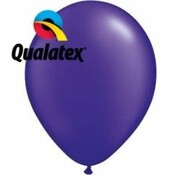 Ballonnen Pearl Paars 28cm 100 stuks | Qualatex
