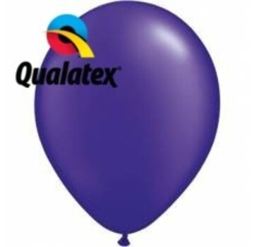 Ballonnen Pearl Paars 28cm 100 stuks | Qualatex