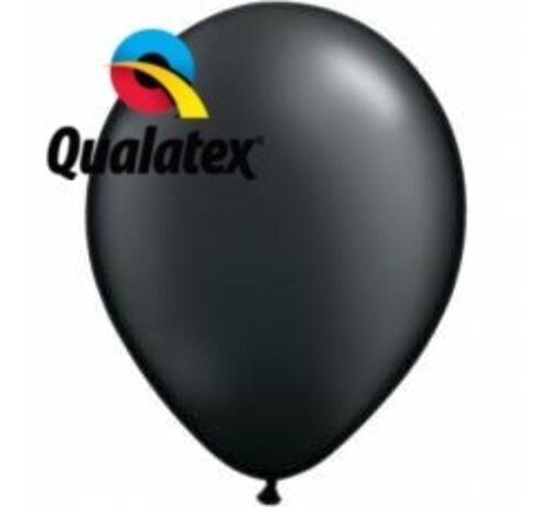 Ballonnen Pearl Zwart 28cm 100 stuks | Qualatex