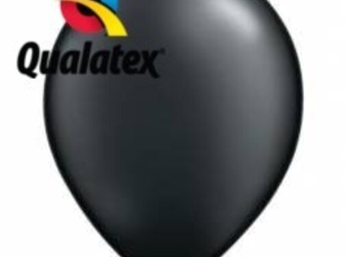 Ballonnen Pearl Zwart 28cm 100 stuks | Qualatex