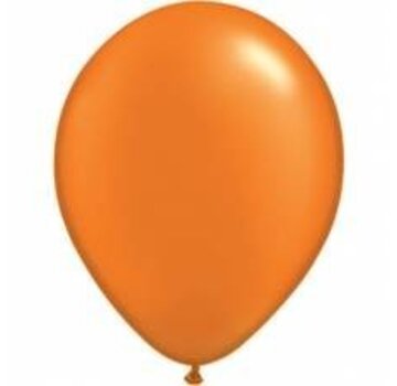 Ballonnen Pearl Oranje 15cm 100 stuks | Qualatex