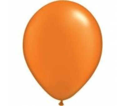 Ballonnen Pearl Oranje 15cm 100 stuks | Qualatex