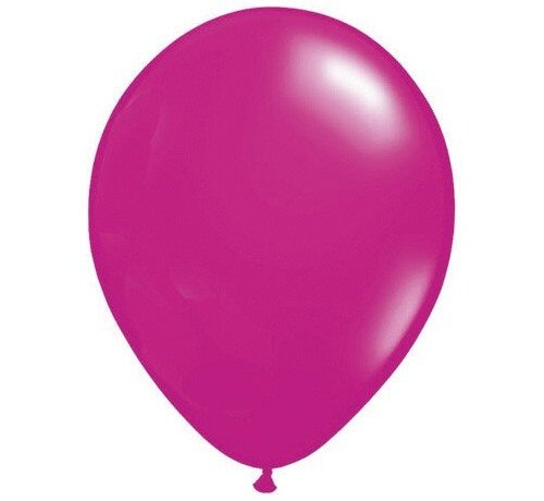 Ballonnen Pearl Magenta 15cm 100 stuks | Qualatex