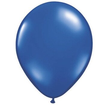 Pearl Sapphire Blauw ballonnen Qualatex - 100 stuks