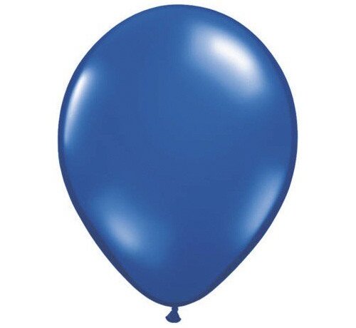 Pearl Sapphire Blauw ballonnen Qualatex - 100 stuks