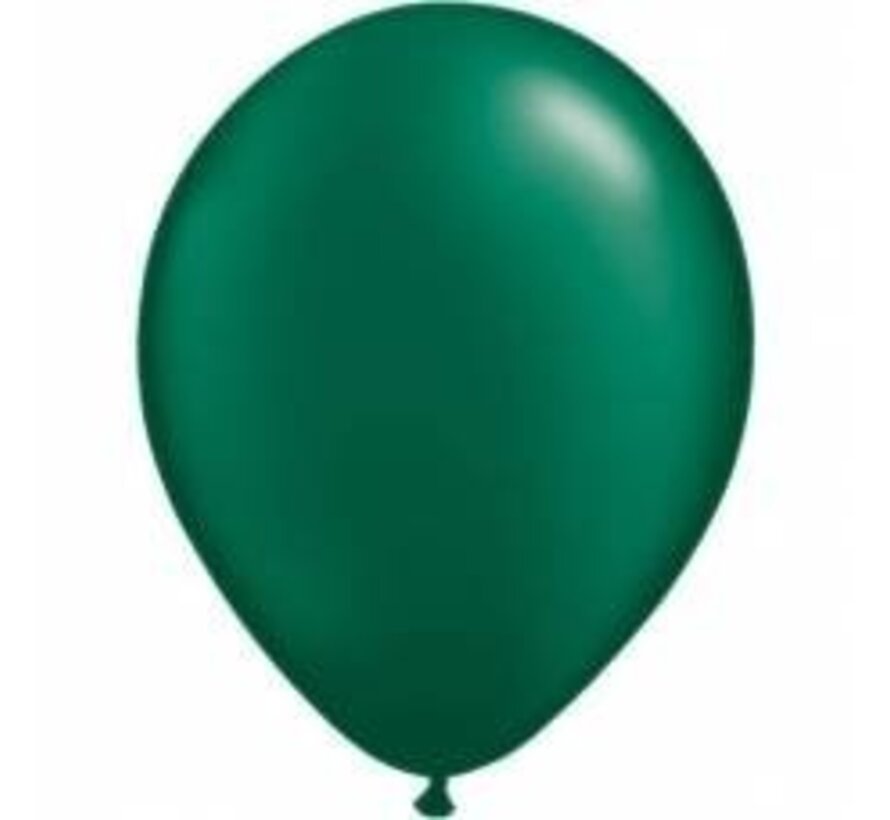 Pearl Forest Groen ballonnen Qualatex - 100 stuks