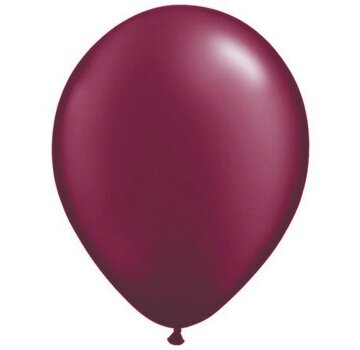 Pearl Bordeaux Rood ballonnen Qualatex - 100 stuks