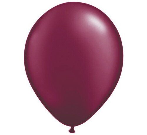 Pearl Bordeaux Rood ballonnen Qualatex - 100 stuks