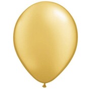 Goud Metallic ballonnen Qualatex - 100 stuks