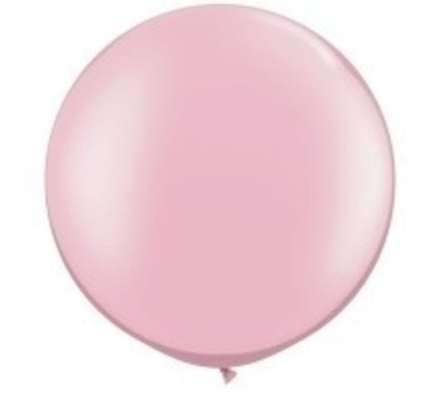 Pearl Roze grote ballon Qualatex - 1 stuks