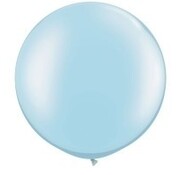 Pearl Licht Blauw grote ballon Qualatex - 1 stuks