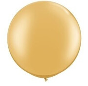 Goud Metallic grote ballon Qualatex - 1 stuks