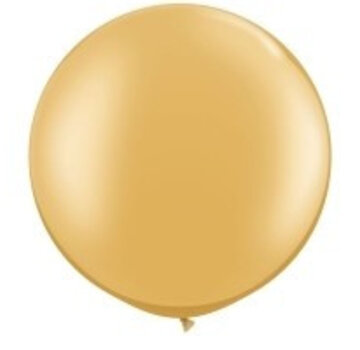 Goud Metallic grote ballon Qualatex - 1 stuks
