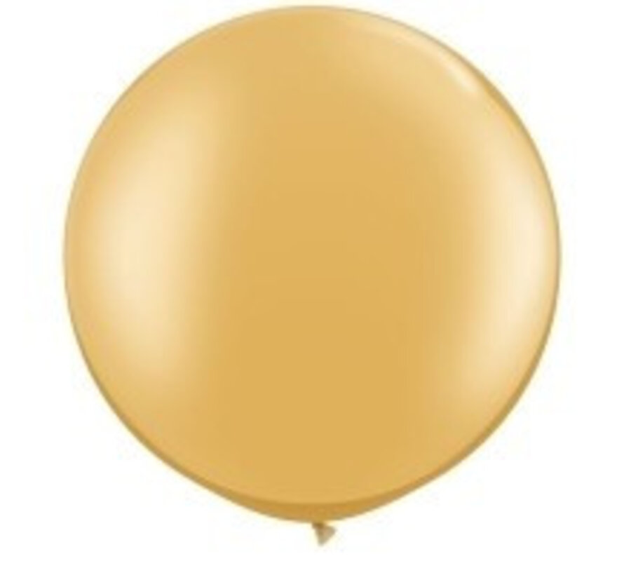 Goud Metallic grote ballon Qualatex - 1 stuks