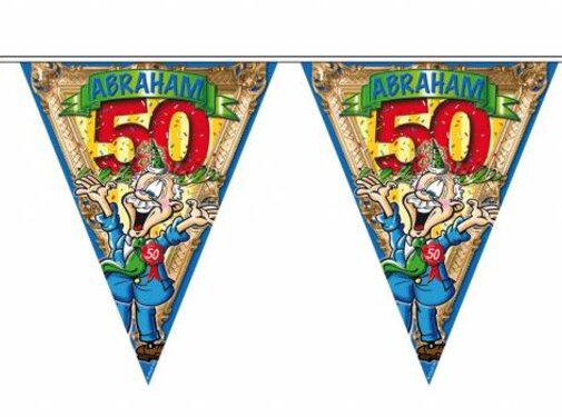 Vlaggenlijn Abraham 50 jaar