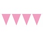 Vlaggenlijn Effen Baby Roze 10m inclusief lint