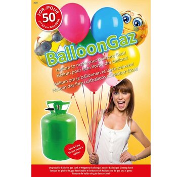 Helium tank geschikt voor 50 ballonnen
