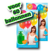 Helium tank geschikt voor 60 ballonnen