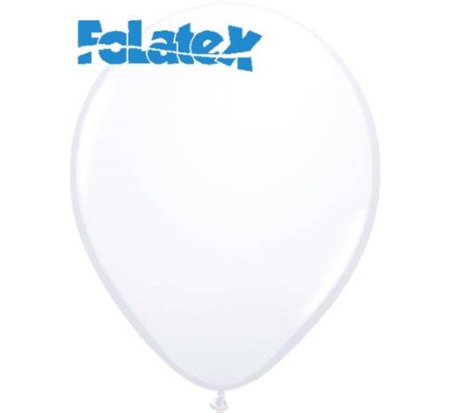 Ballonnen Wit 30cm 100 stuks | Folatex
