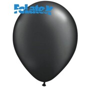 Ballonnen Zwart Metallic 30cm 10 stuks | Folatex