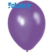 Ballonnen Paars Metallic 30cm 10 stuks | Folatex