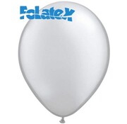 Ballonnen Zilver Metallic 30cm 10 stuks | Folatex