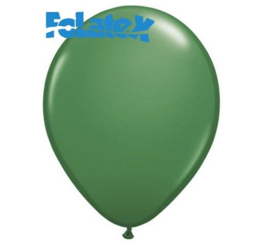 Ballonnen Groen Metallic 30cm 10 stuks | Folatex