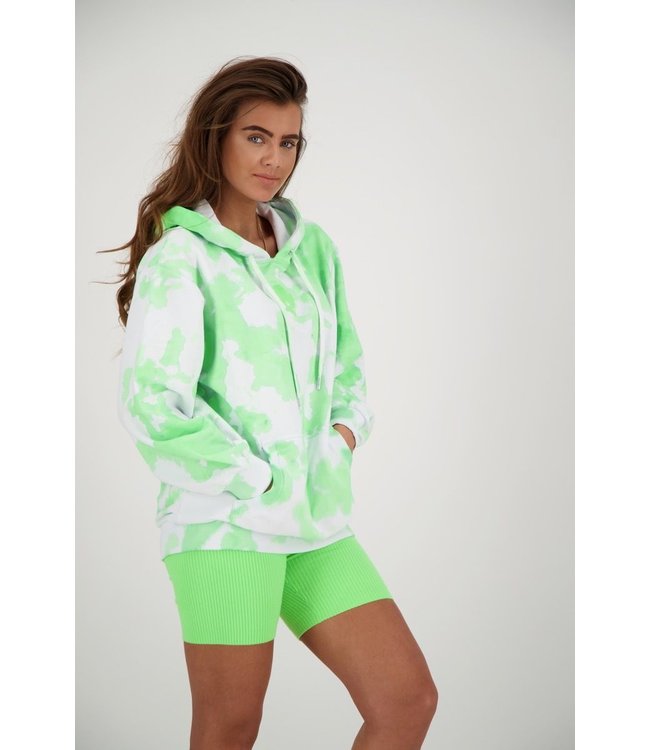 neon groen hoodie