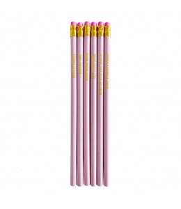 PRETTY PINK PENCIL SET