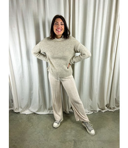 AVOCADO KNIT PANTS - ECRU