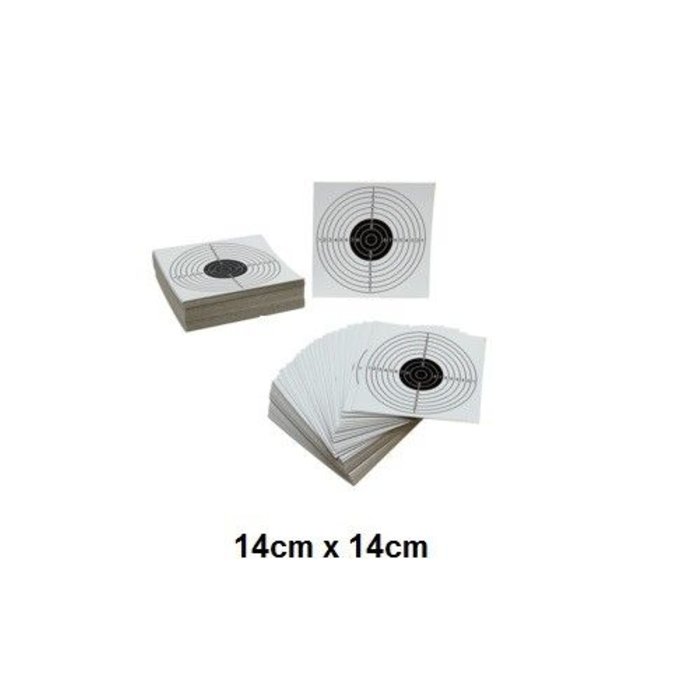ASG Target card 14x14 - 100pcs
