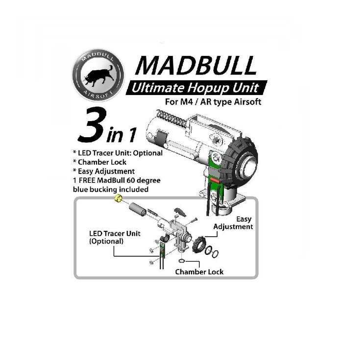 Madbull M16 Ultimate 3 in 1 Hop Up Unit