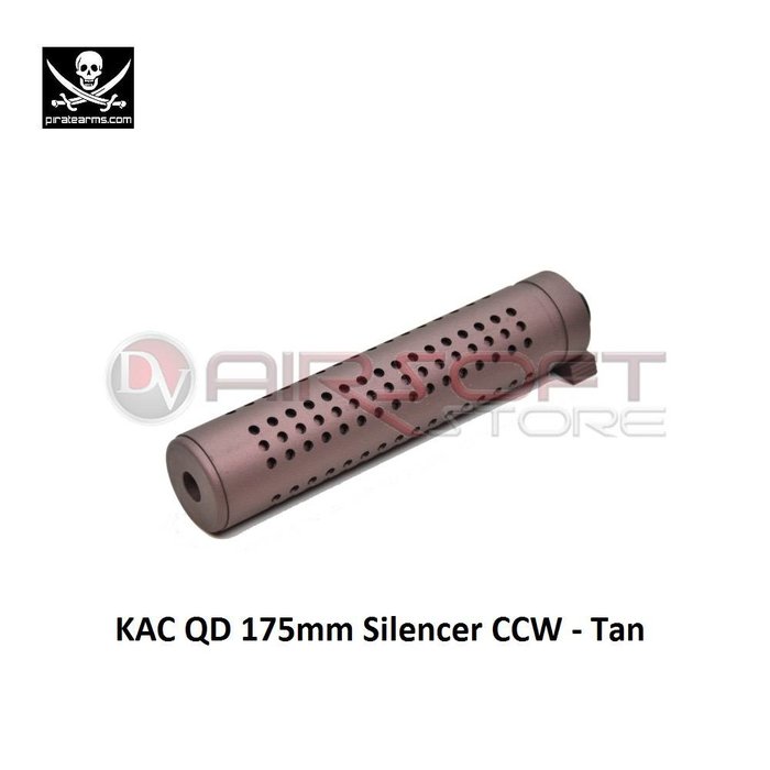 PIRATE ARMS KAC QD 175mm Silencer CCW - Dark Bronze