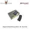 King Arms Magazine M16 Midcap 120rds - BK - Box of 10