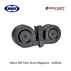 Tokyo Marui Marui M4 Twin Drum Magazine - 1200rds