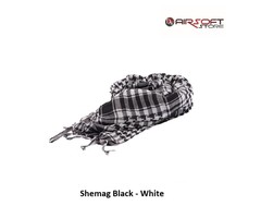 Shemag Black - White