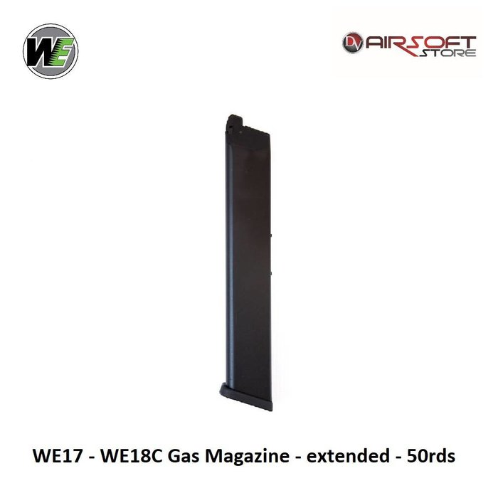 WE (Wei Tech) WE17 - WE18C Gas Magazine - extended - 50rds